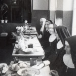 Przy świąteczny posiłku